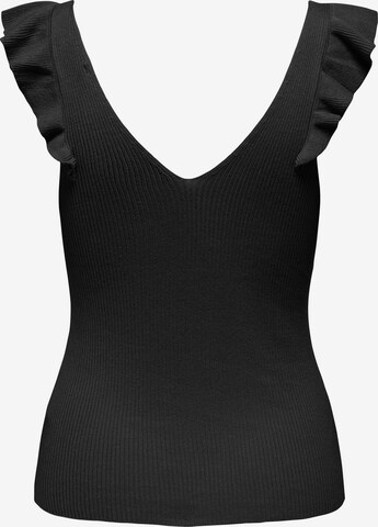 Tops en tricot 'LISSIE' ONLY en noir