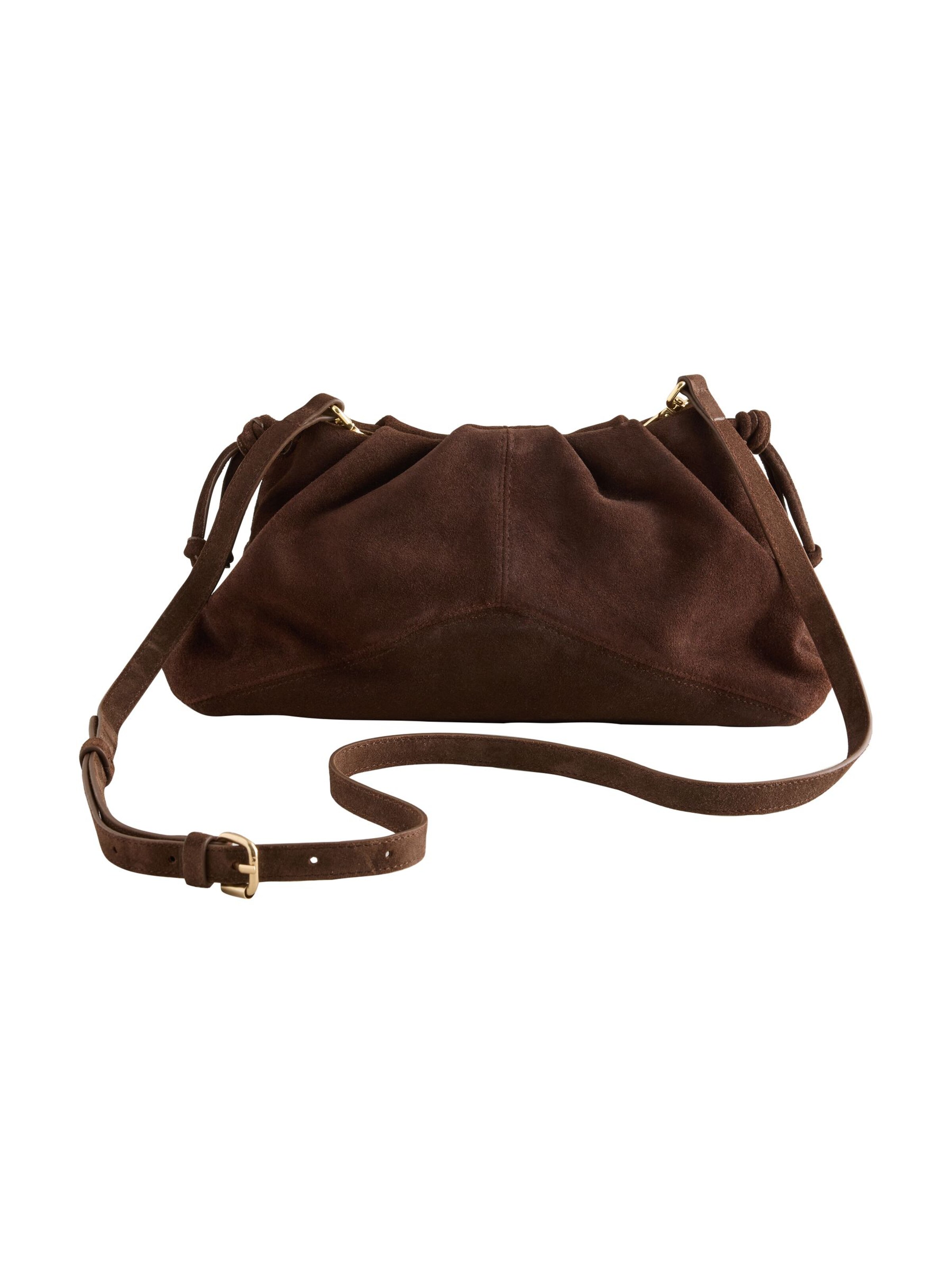 Next Clutch in Bruin: voorkant