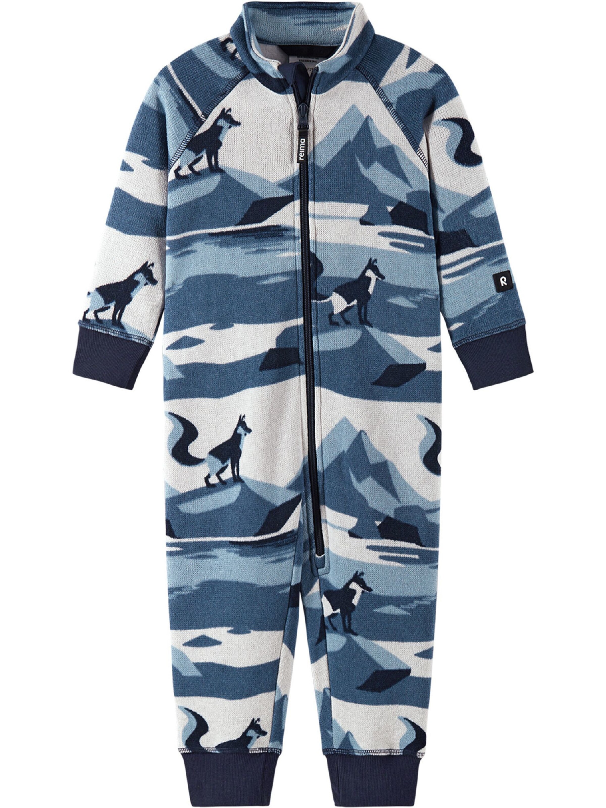 Reima Overall ' Myytti ' in Blauw: voorkant