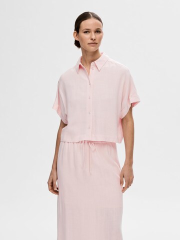 SELECTED FEMME Bluse 'Viva' i pink