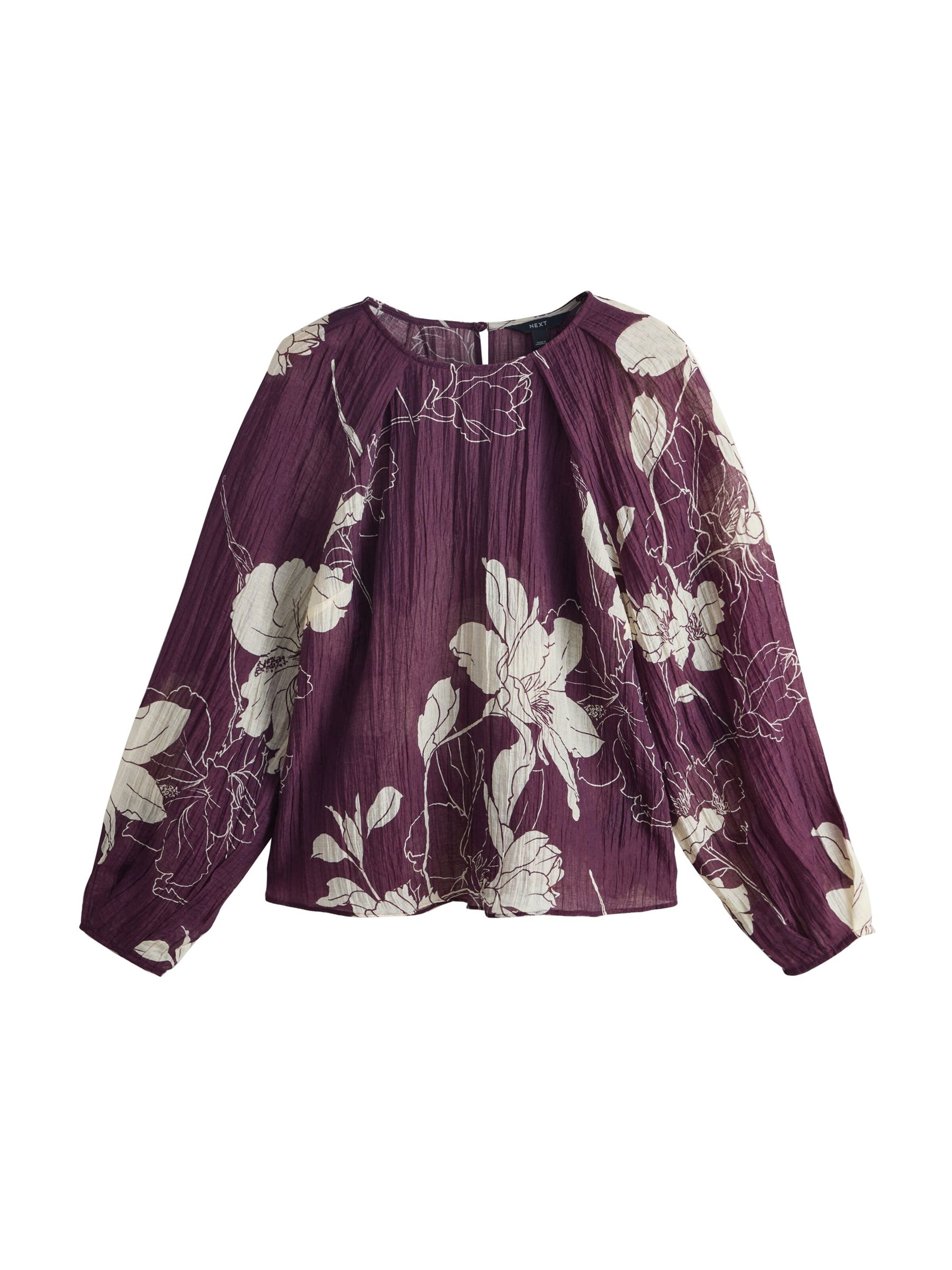 Next Bluse in Lila: Vorderseite