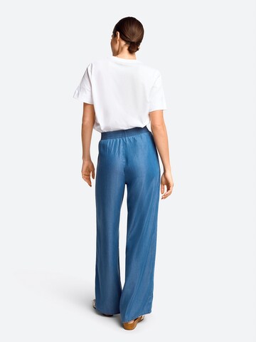 Wide Leg Pantalon Rich & Royal en bleu