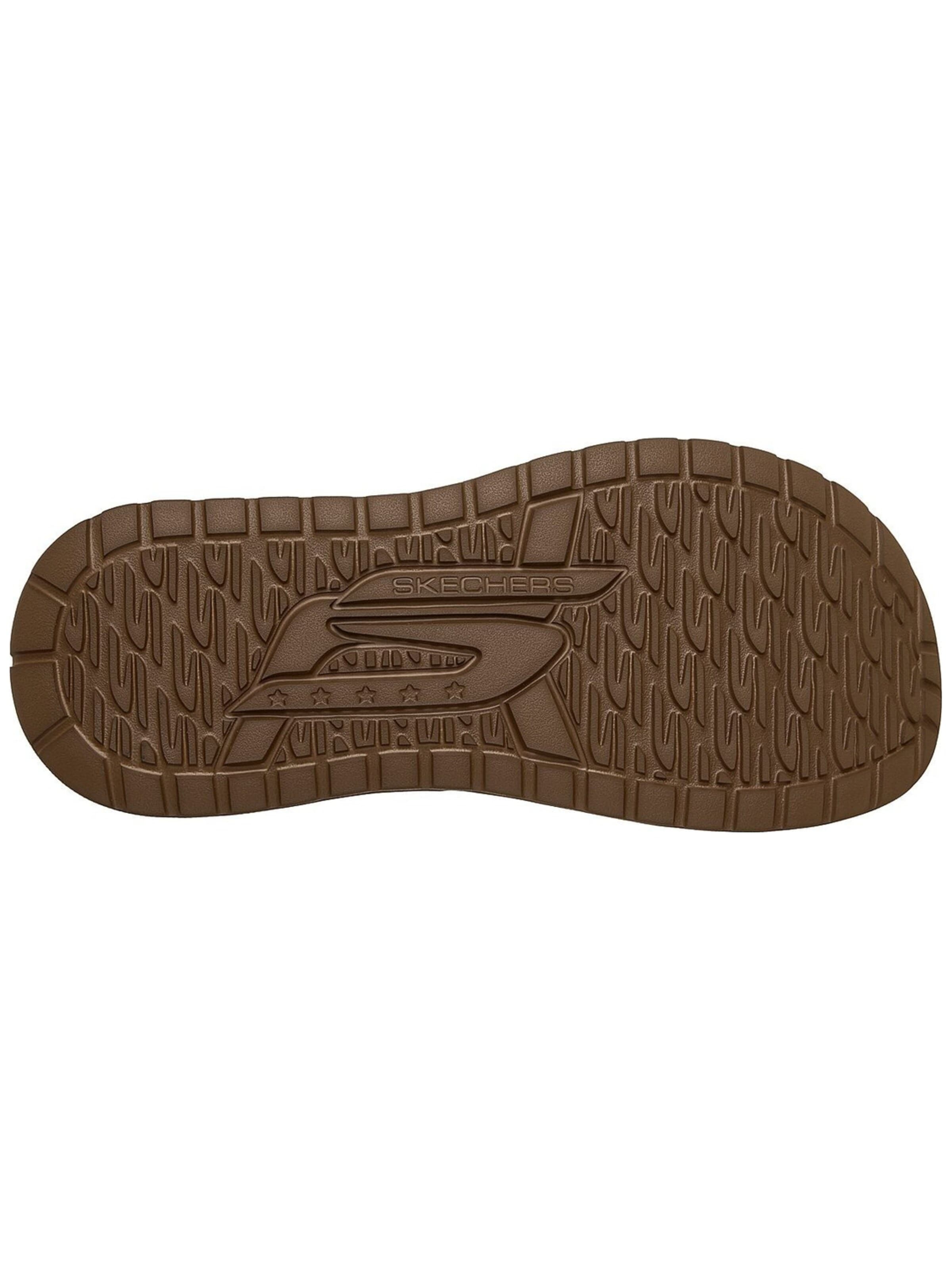 SKECHERS - Sandalias de dedo 'Skechers Street Retro Jogger-tate' en marrón