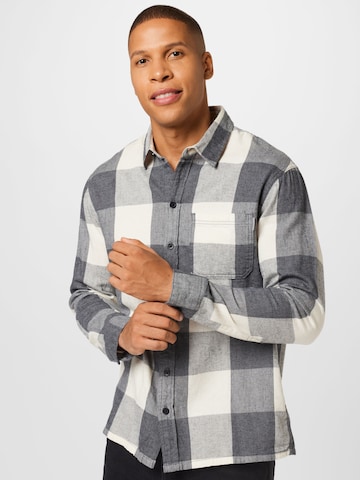 HOLLISTER Regular Fit Skjorte i hvit: forside