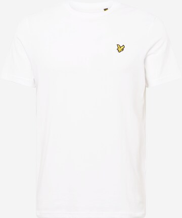 Lyle & Scott T-shirt i vit: framsida