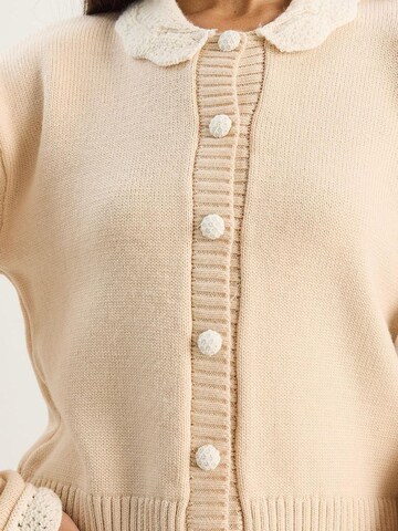 Bianco Lucci Strickjacke 'Strickjacken' in Beige