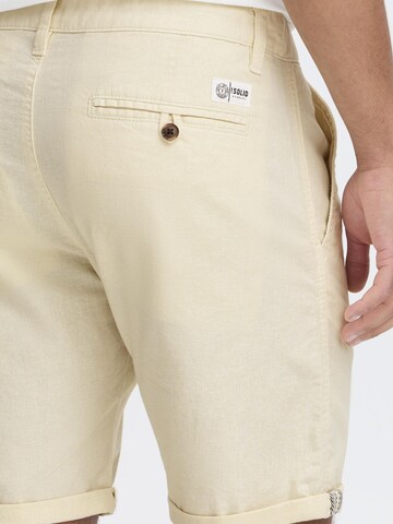 Regular Pantalon 'Loras' !Solid en beige