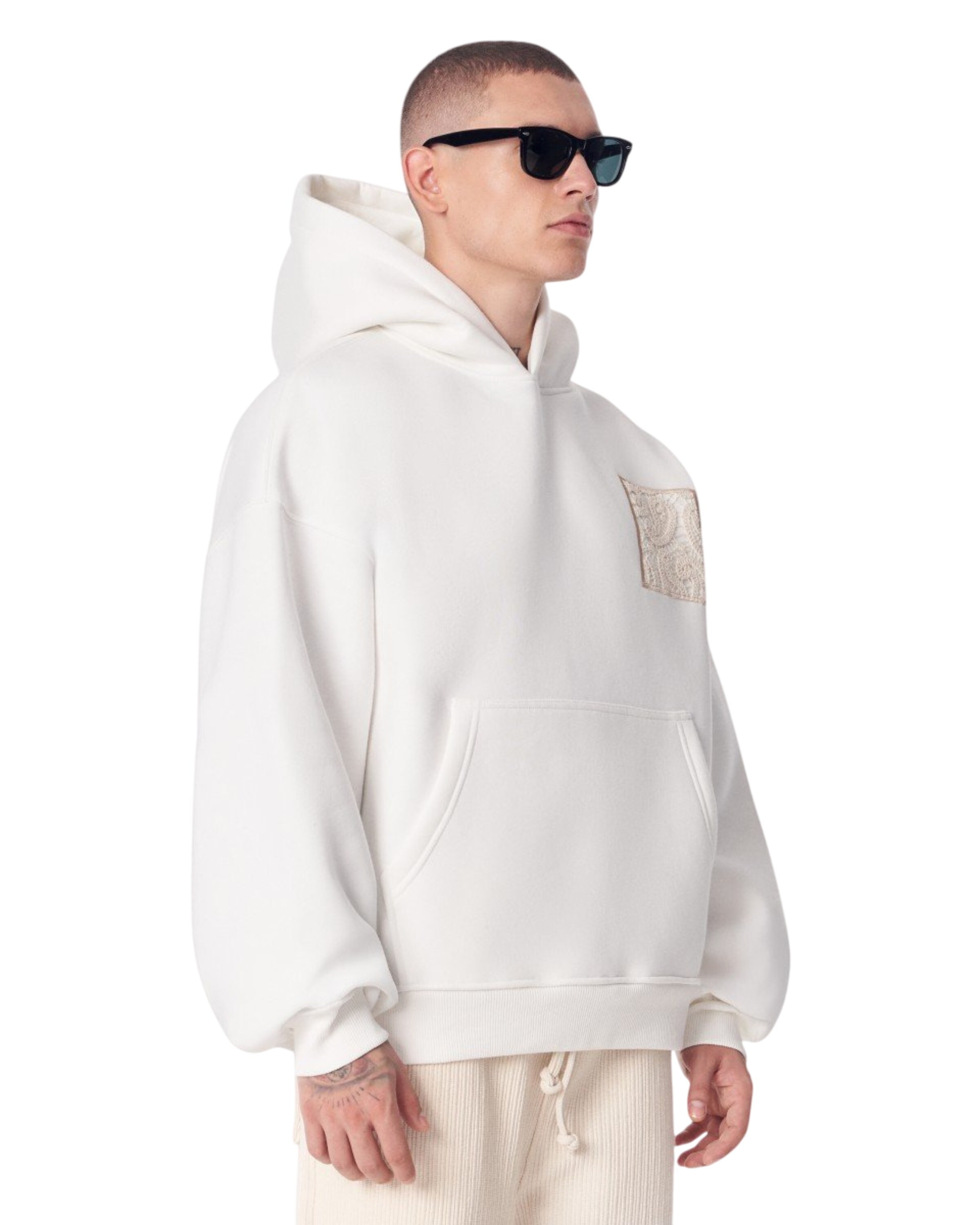 MARTIN VALEN Sweatshirt in Wit