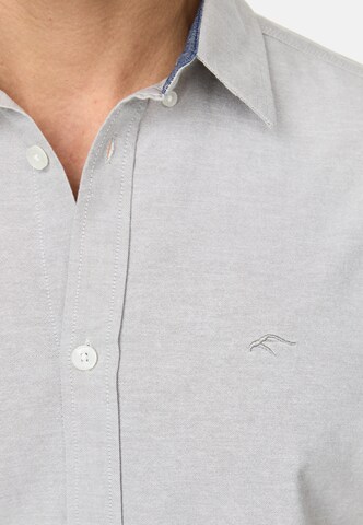 Coupe regular Chemise 'Kenner' INDICODE JEANS en gris