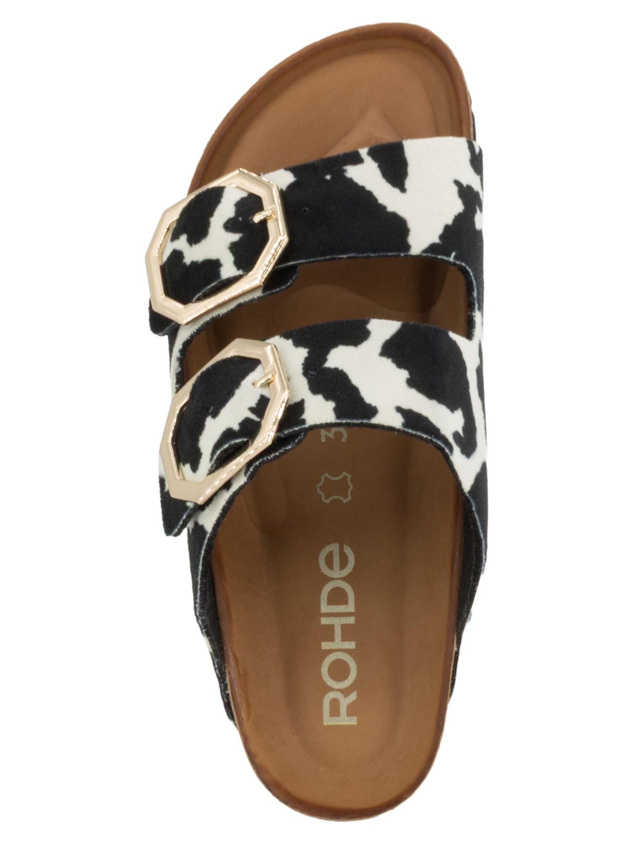 ROHDE Muiltjes 'Alba' in Zwart