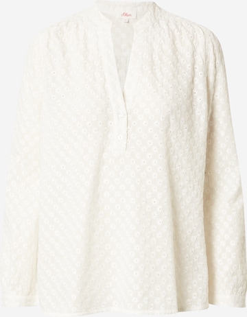 s.Oliver Blouse in Beige: voorkant