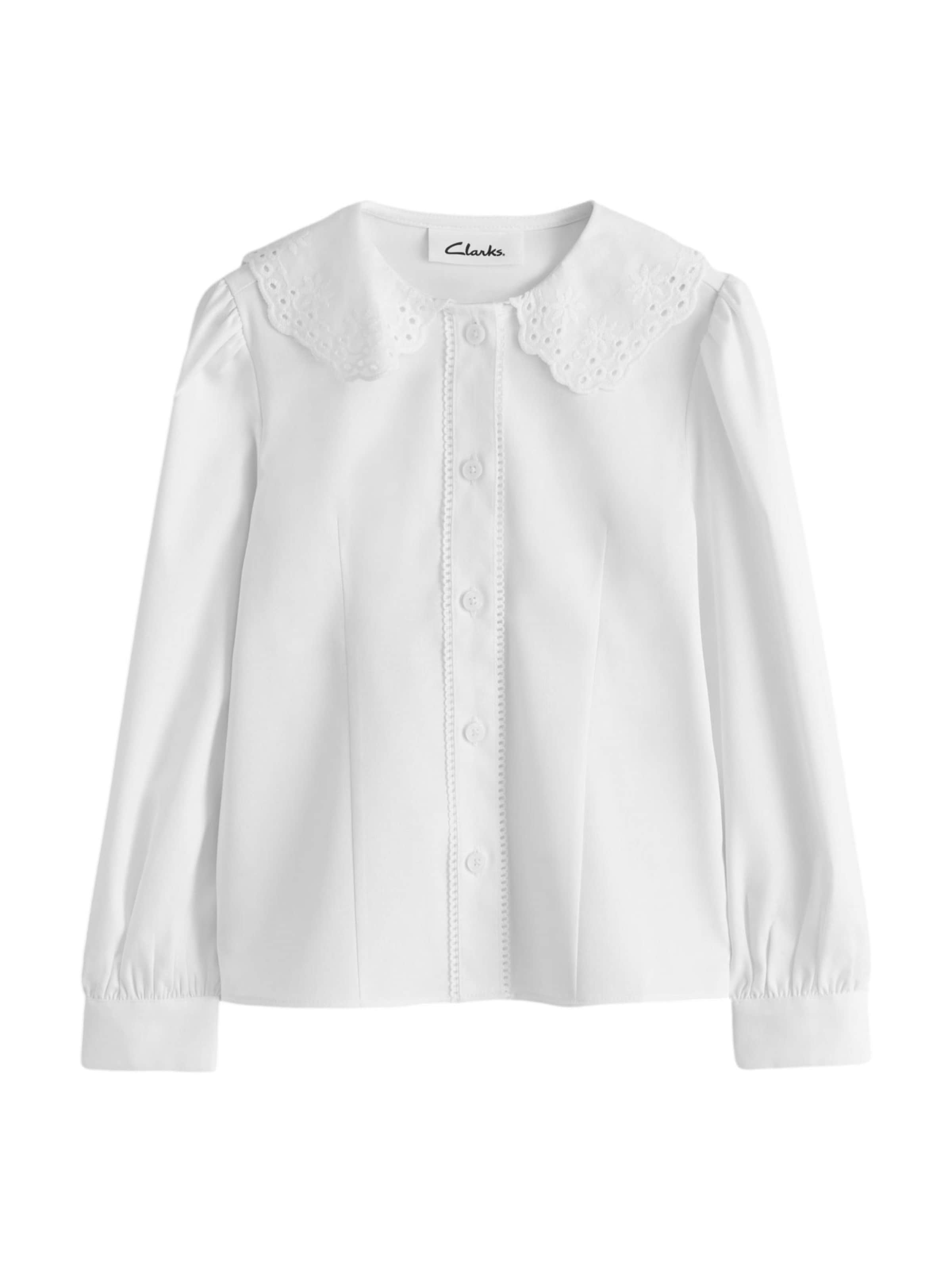 CLARKS Blouse in Wit: voorkant