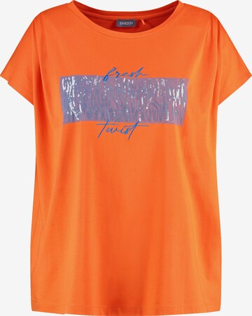 SAMOON Shirt in Orange: front