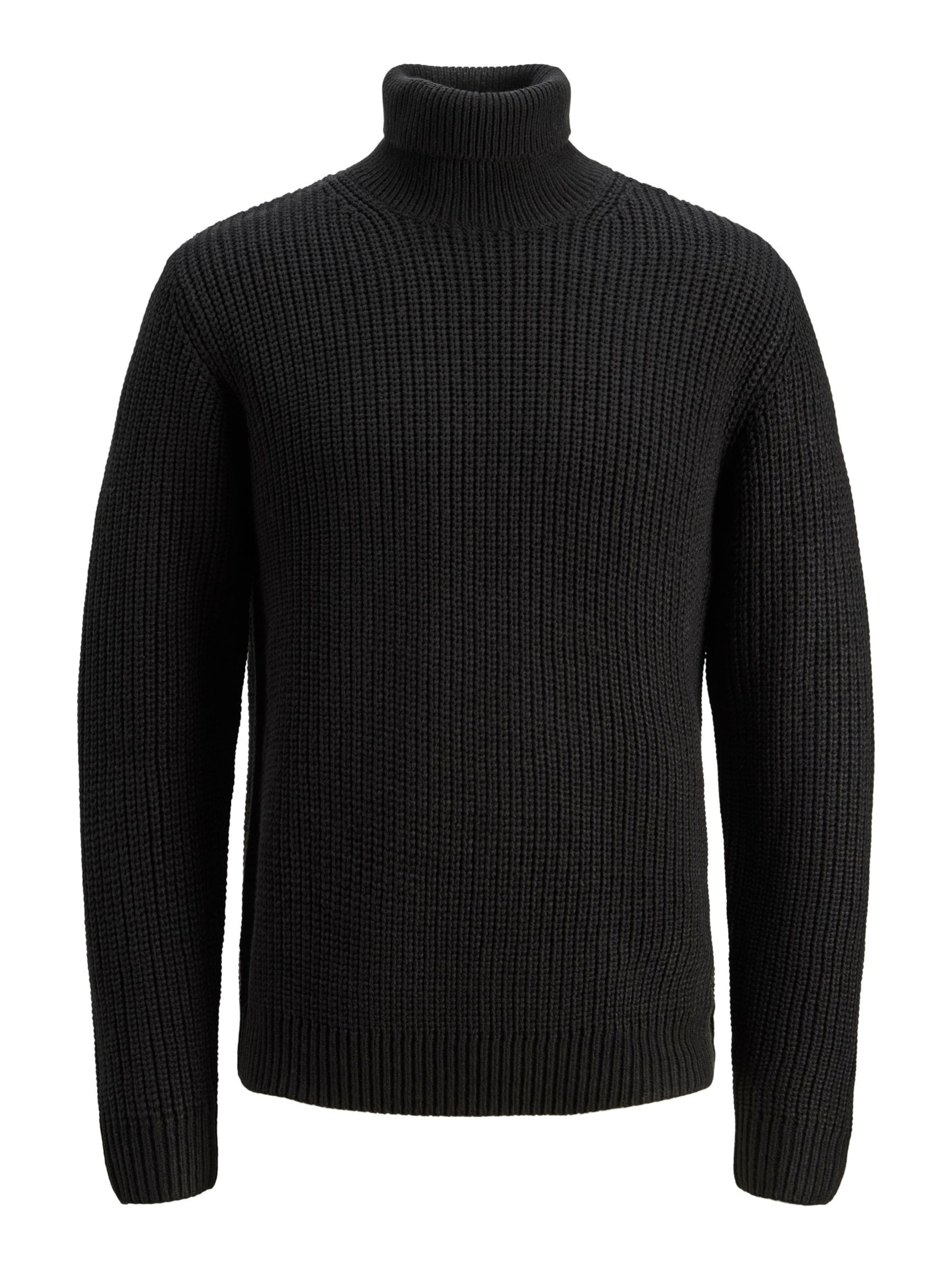 JACK & JONES Pullover 'JJ' in Schwarz: Vorderseite