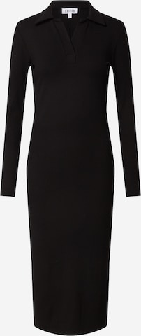 EDITED Knitted dress 'Alamea' in Black: front