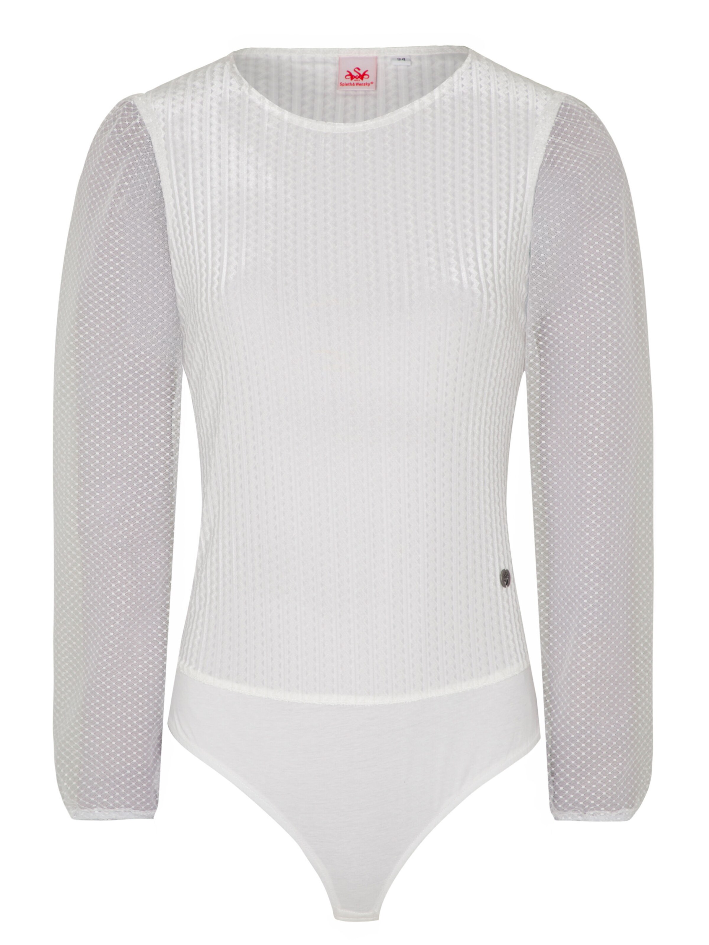 Blouse folklorique SPIETH & WENSKY en blanc : devant
