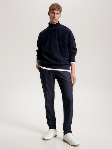 Slimfit Pantaloni con pieghe 'Hampton Donegal1' di Tommy Hilfiger Tailored in blu