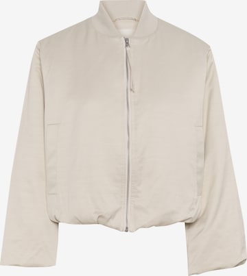 SOAKED IN LUXURY Tussenjas 'Kalea' in Wit: voorkant