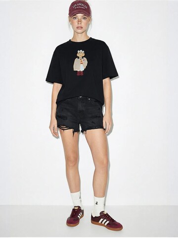 Bianco Lucci T-Shirt in Schwarz