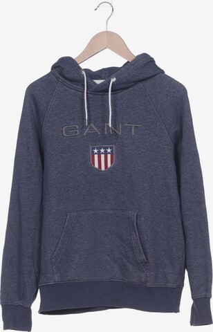 GANT Sweatshirt & Zip-Up Hoodie in M in Blue: front