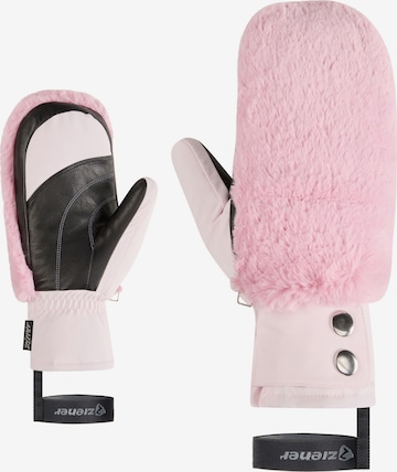 ZIENER Athletic Gloves 'KATNISS-Z MITTEN' in Pink: front