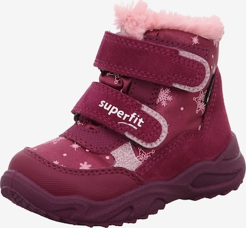 SUPERFIT Snow Boots 'Glacier' in Pink: front
