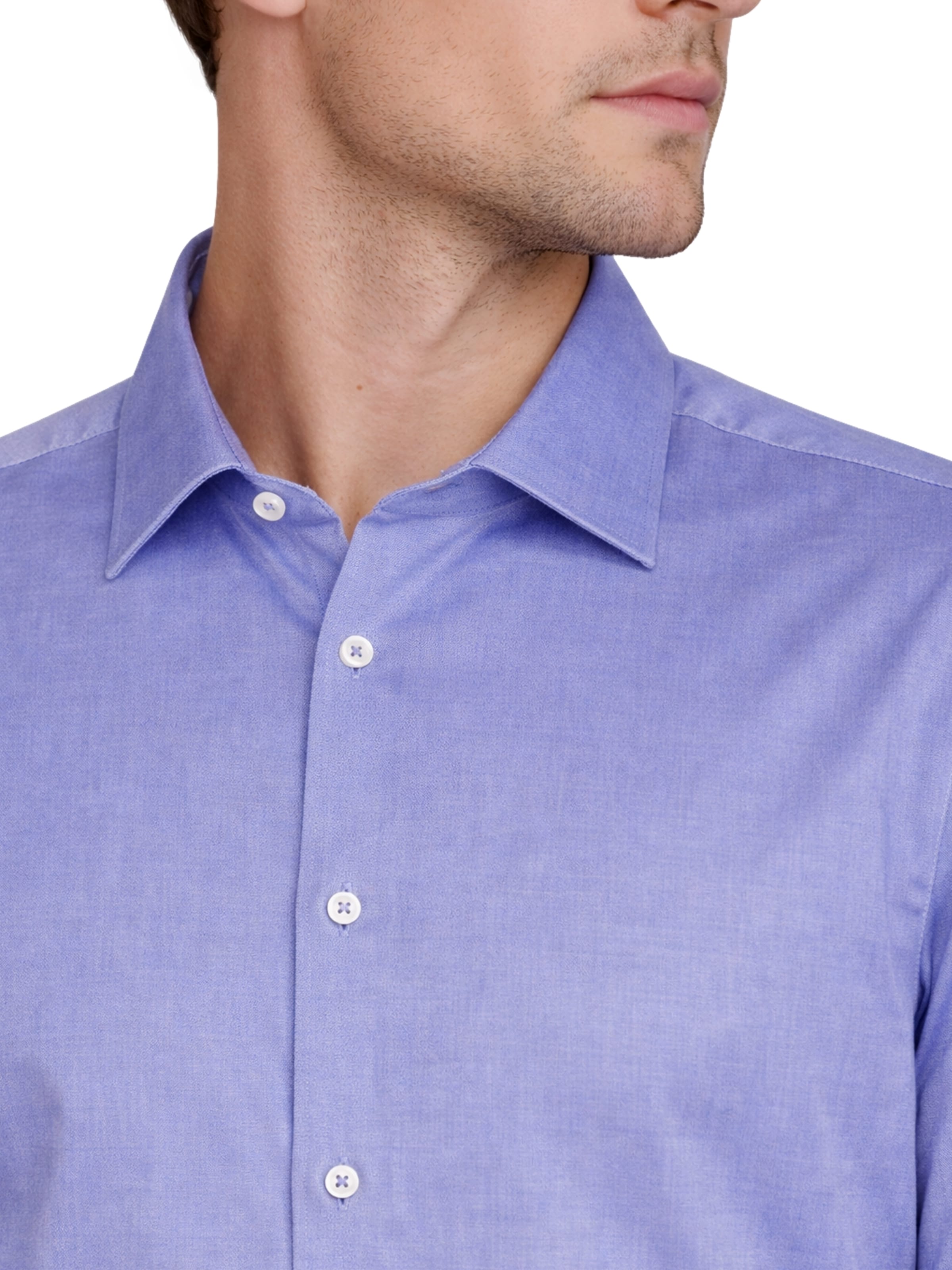 SEIDENSTICKER Rovný strih Košeľa - Modrá