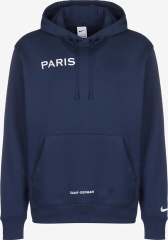 Sweat de sport NIKE en bleu : devant