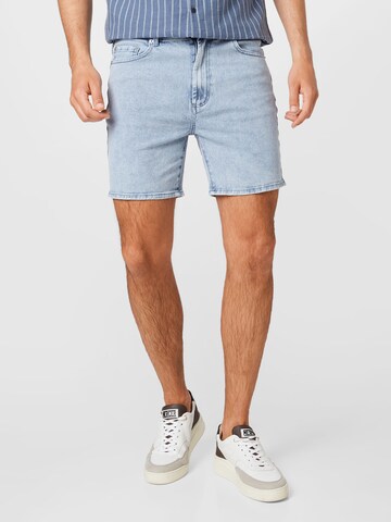 ABOUT YOU Regular Shorts 'Denny' in Blau: predná strana