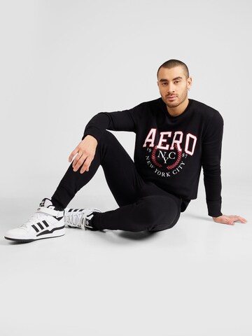 AÉROPOSTALE Sweatshirt 'NYC 1987' in Zwart