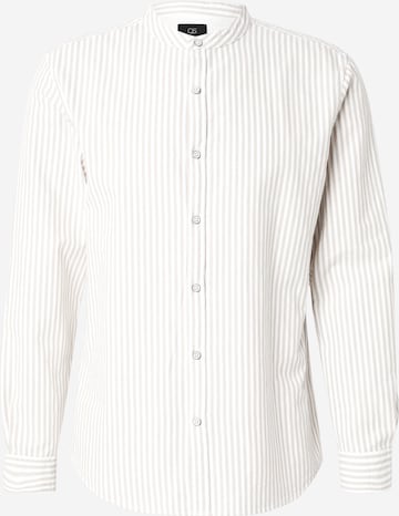 QS Overhemd in Beige: voorkant