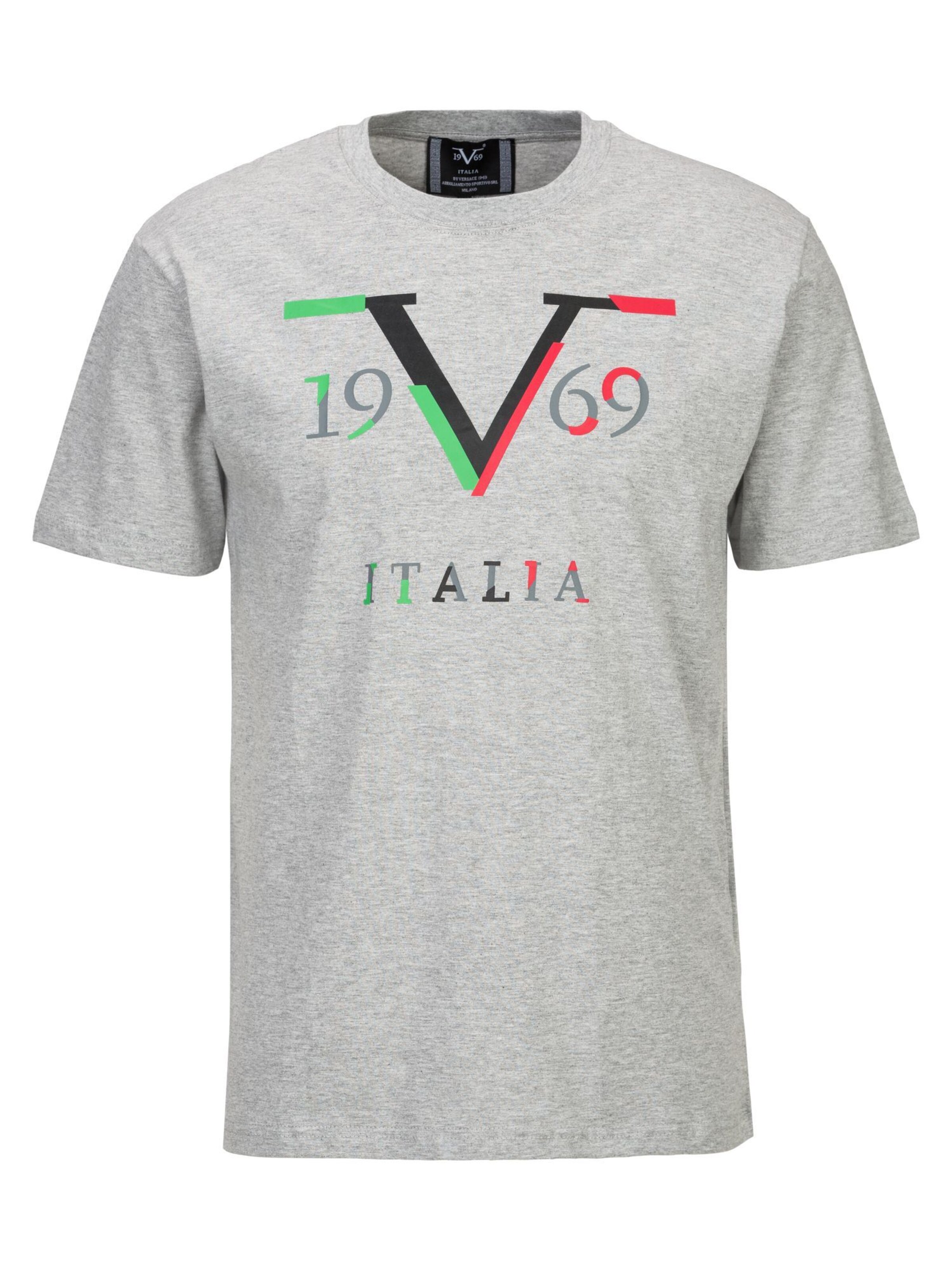 19V69 ITALIA Shirt 'Pedro' in Grey: front
