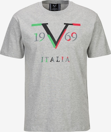 T-Shirt 'Pedro' 19V69 ITALIA en gris : devant