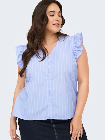 ONLY Carmakoma - Blusa 'CARTESSA' en azul
