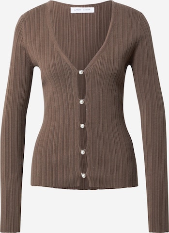 Samsøe Samsøe Knit Cardigan 'JOAN' in Brown: front