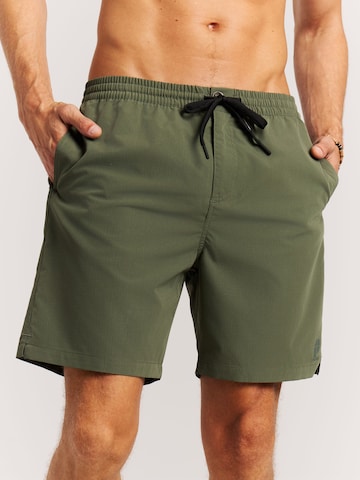 PROTEST Board Shorts 'PRTFilby' in Green: front