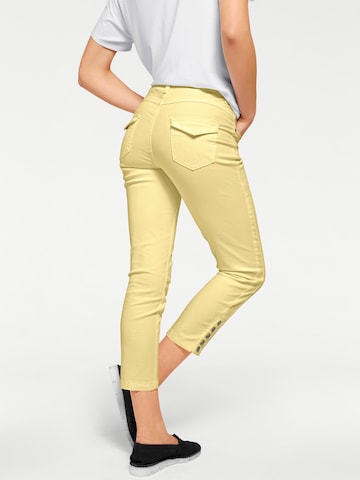heine - Slimfit Pantalón en amarillo
