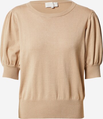 Pull-over minus en beige : devant