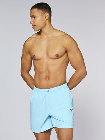 CHIEMSEE Athletic Swim Trunks in Blue
