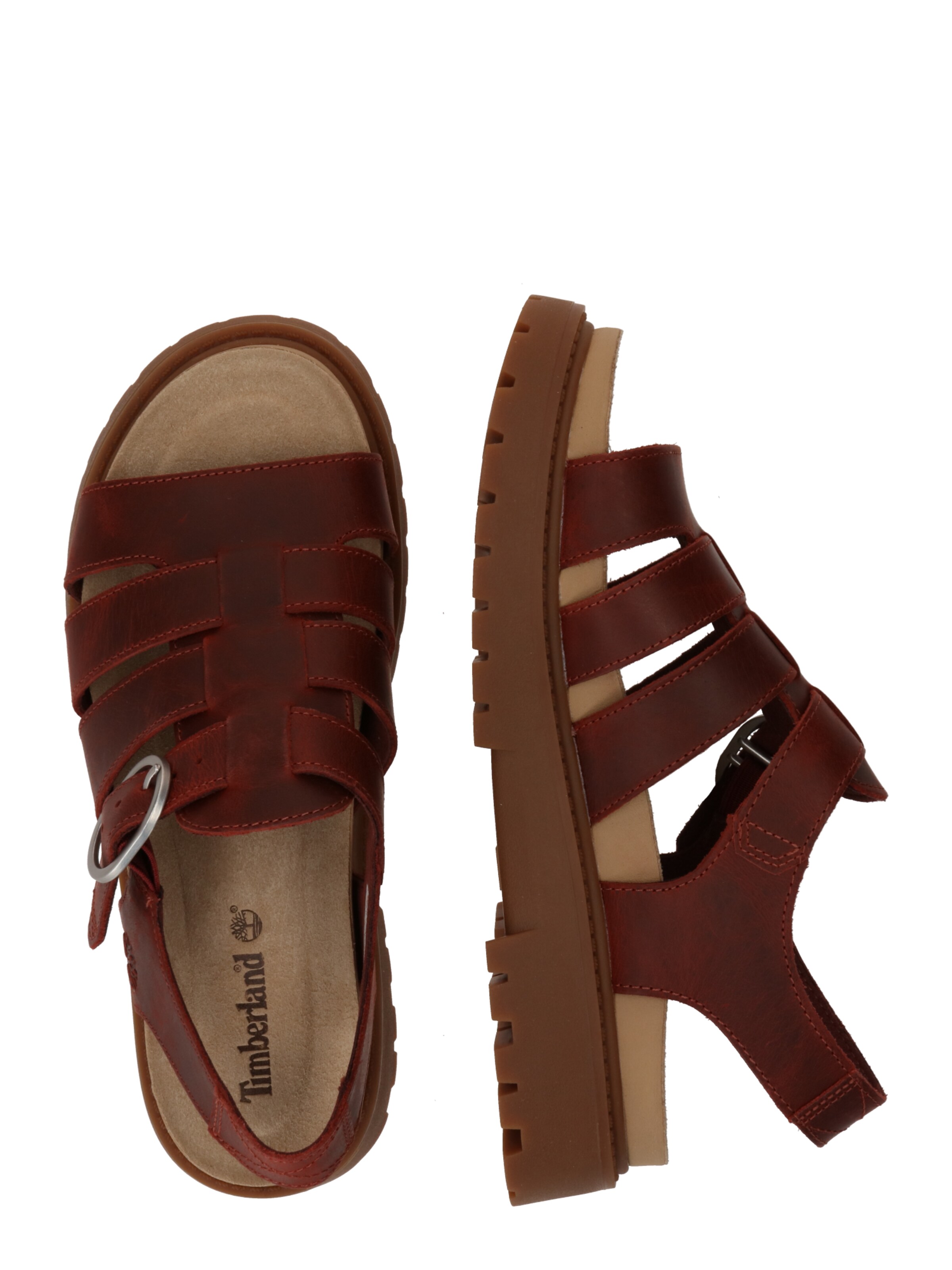 TIMBERLAND Sandale in Rot