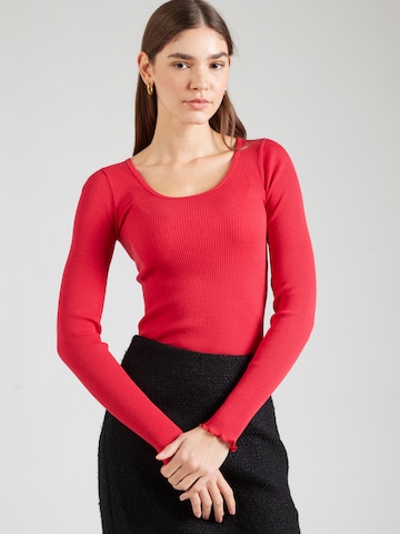 T-shirt 'Baybay' rosemunde en rouge : devant
