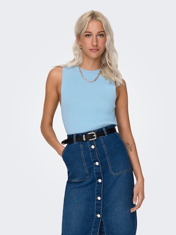 ONLY Gebreide top 'MAJLI' in Blauw: voorkant