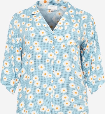 ONLY Curve Blouse 'Demi' in Blue: front