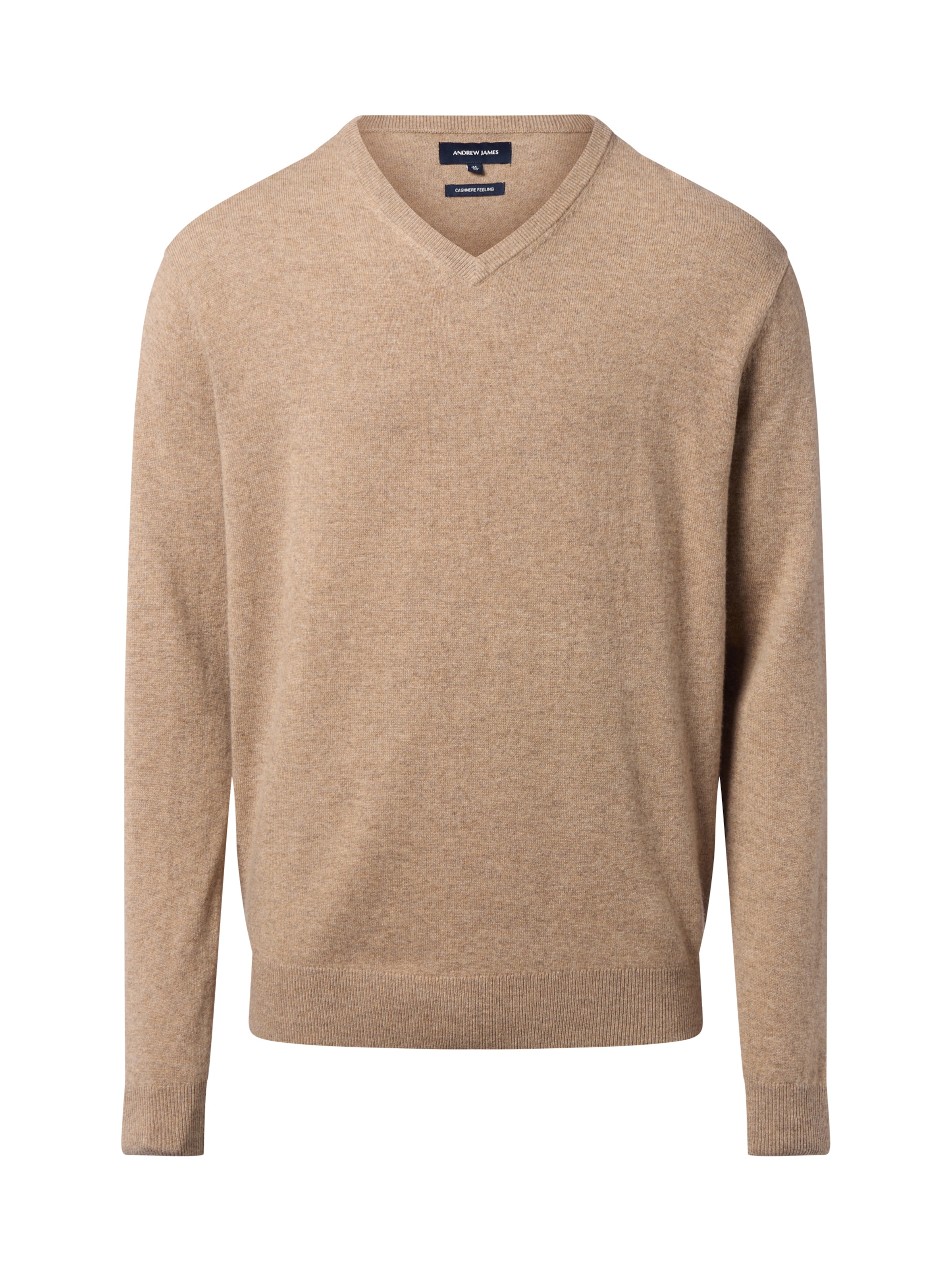 Pull-over Andrew James en beige : devant