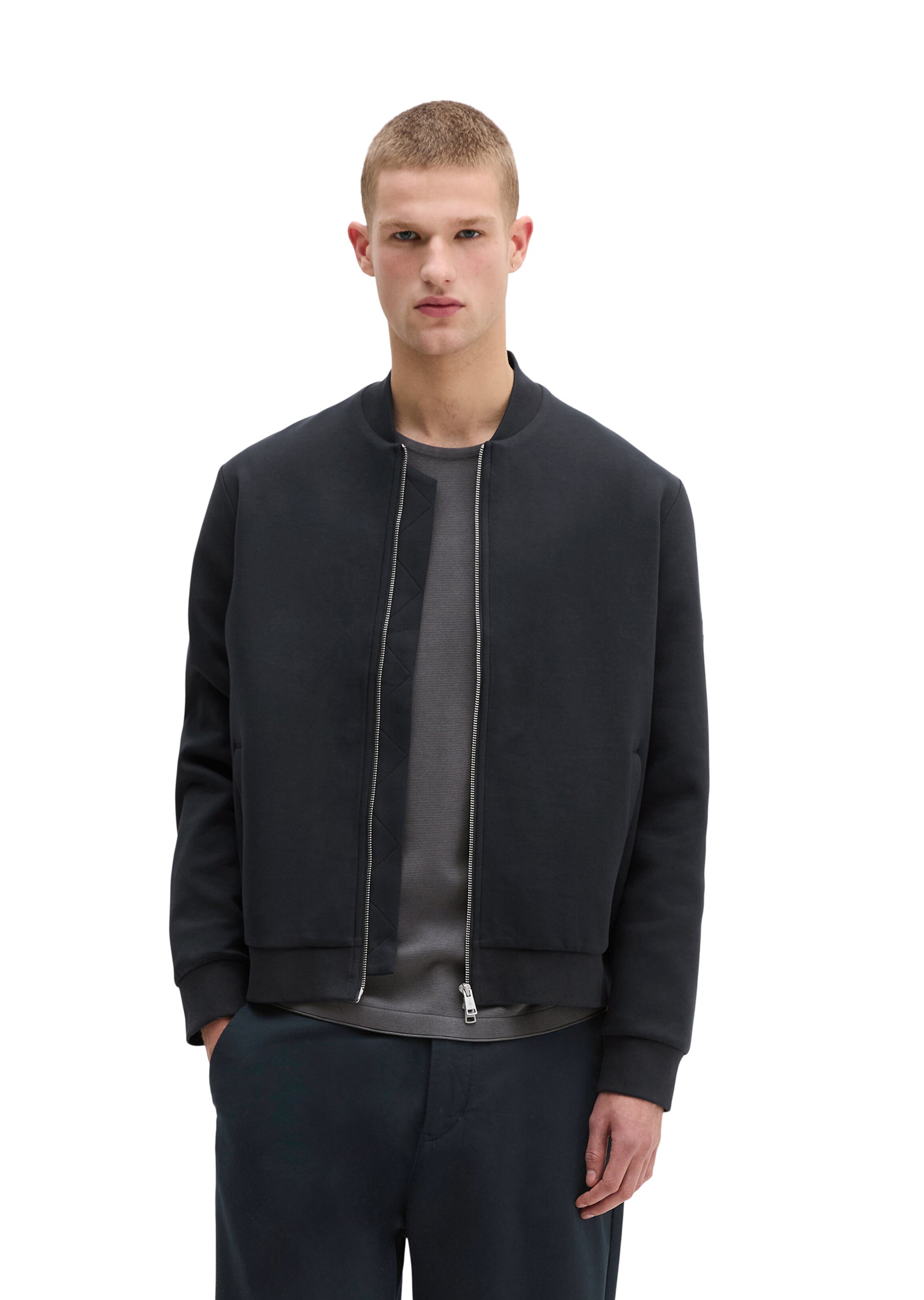 Marc O'Polo Sweatjacke in Blau: Vorderseite