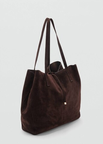 MANGO Shopper 'bassi' in Brown