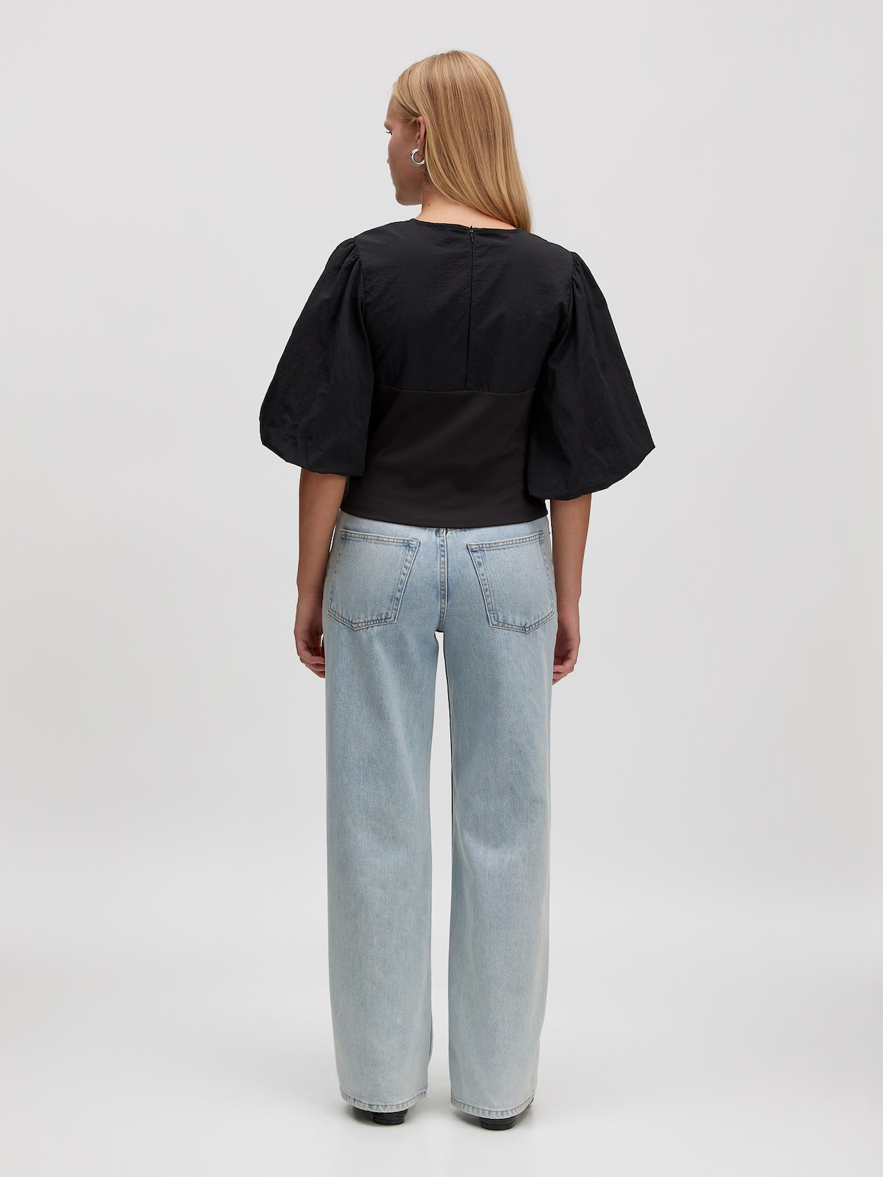EDITED Oversized shirt 'Ladina' Zwart