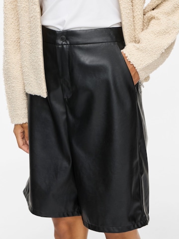 VILA - regular Pantalón en negro