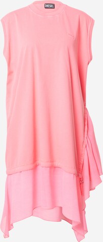 DIESEL Платье в Ярко-розовый: спереди