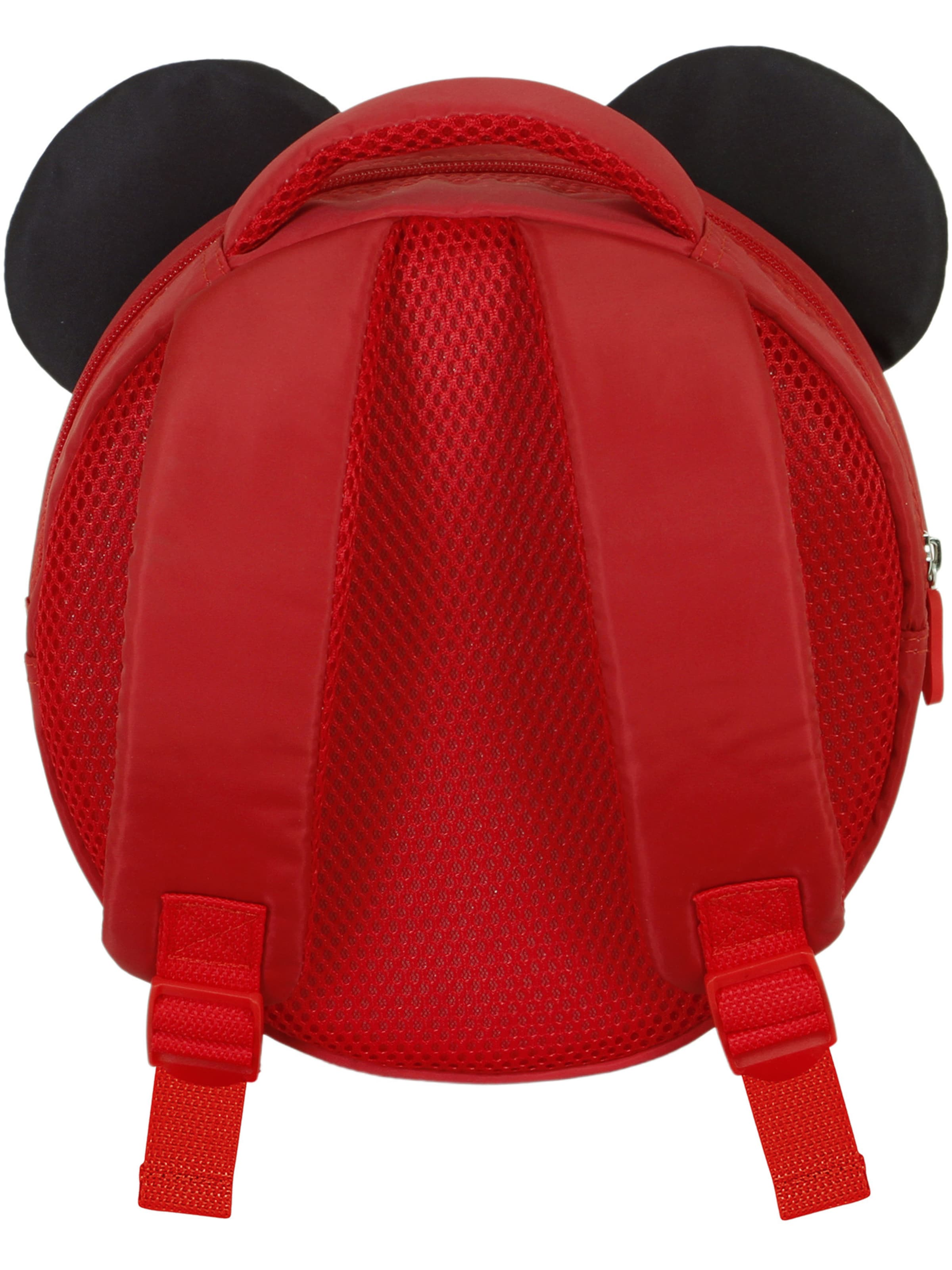 DISNEY Backpack 'Mickey Mouse Send-Emoji' in Red